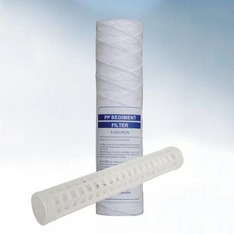 Bộ lọc bông PP Bộ lọc độ chính xác an toàn với khung Bộ lọc cuộn bông PP