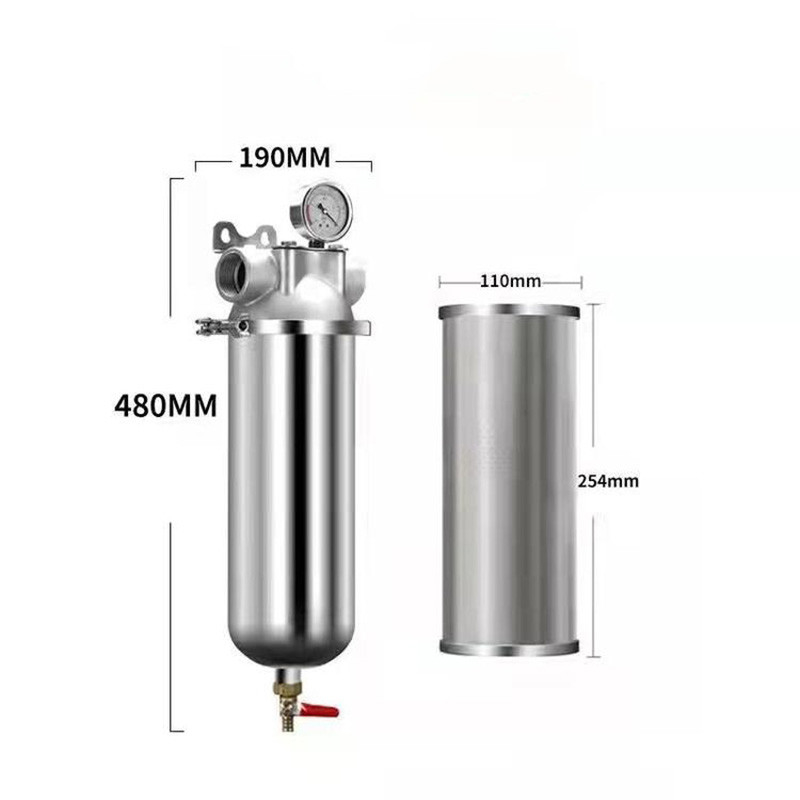 Bộ lọc kim loại thép có thể tùy chỉnh và hình trụ để lọc chính xác